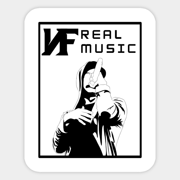 NF Real Music Art Sticker by Lottz_Design 